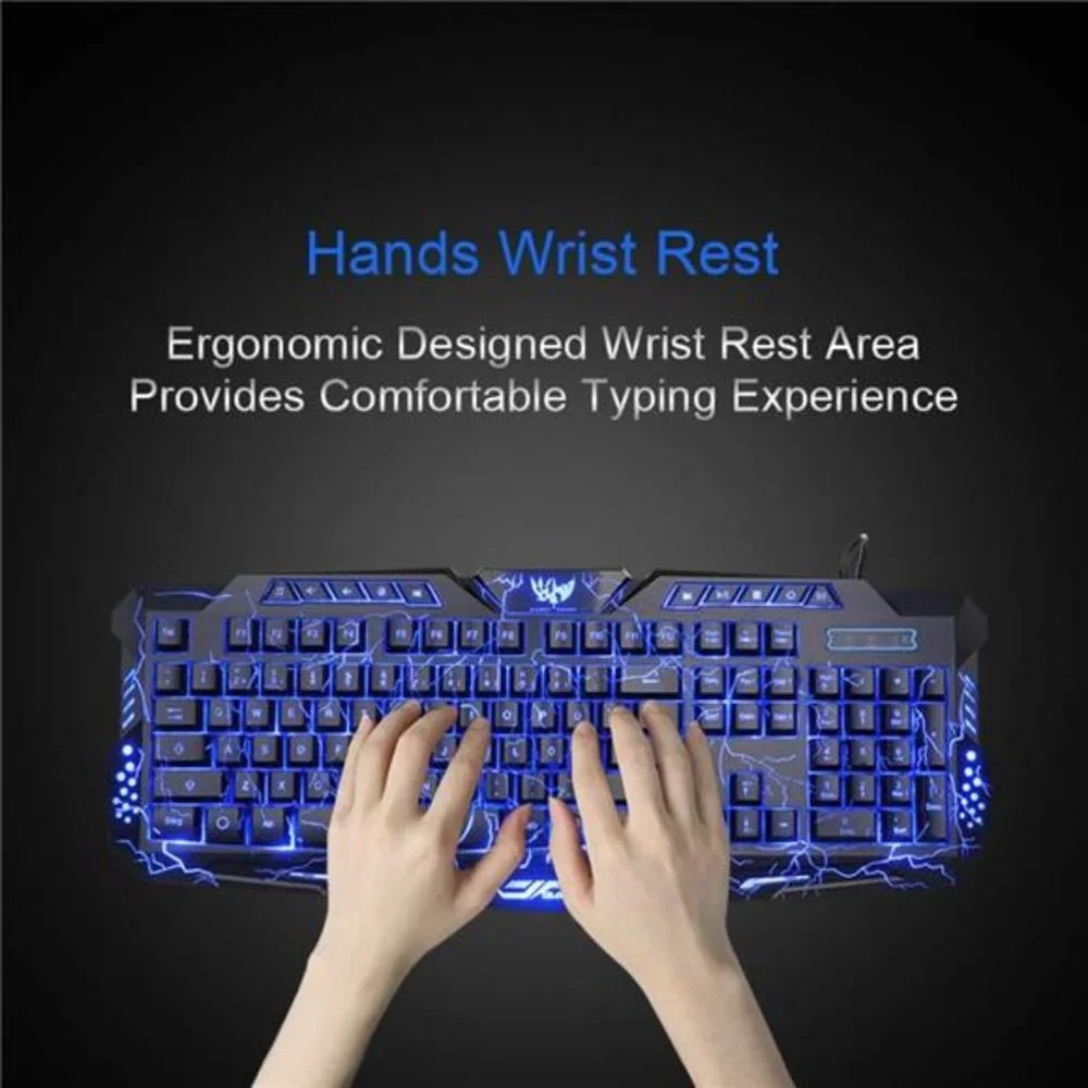 Gaming Keyboard and Mouse,USB Wired Backlit Gaming Mouse and Keyboard Combo